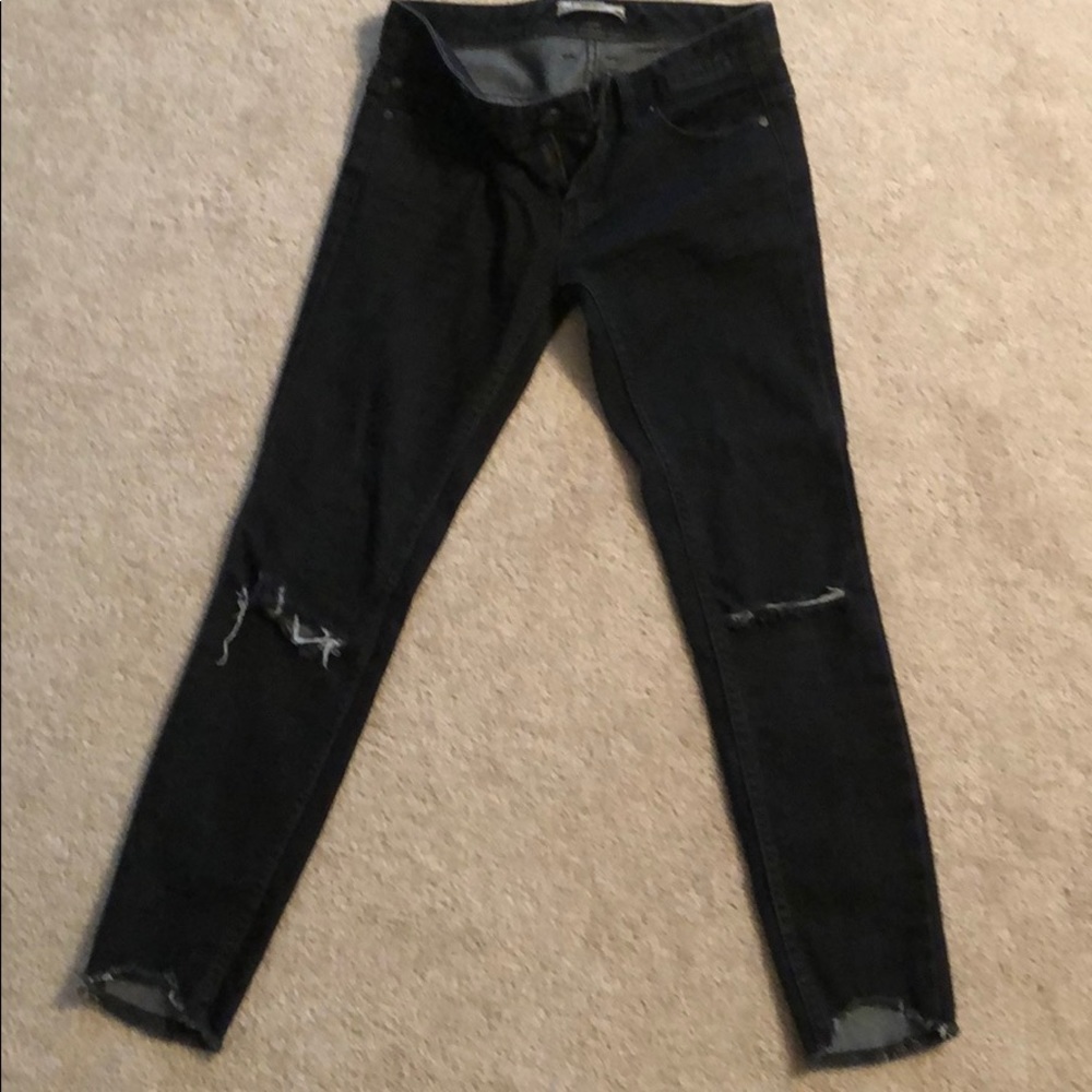 Free People crop jeans